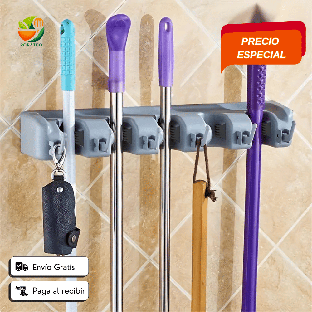 Organizador Escobas Multiuso - Cuelga Todo