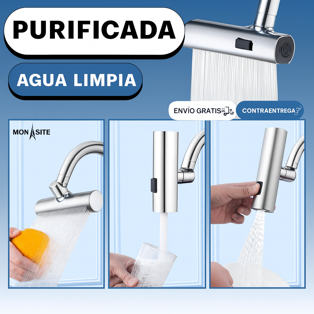 💧 MultiFlex 360™ – El adaptador inteligente que transforma tu cocina