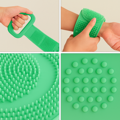 🧼 Cepillo de Ducha DermoClean Pro – Pack x2 Limpieza Profunda